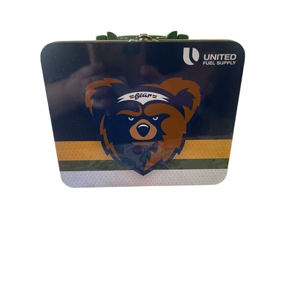 United Fuel Supply Blue Utah Jazz Bear Logo Lunchbox - Picture 2 of 8